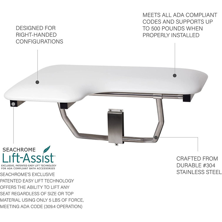 Seachrome Padded ADA Bariatric Transfer Bench Seat Wayfair